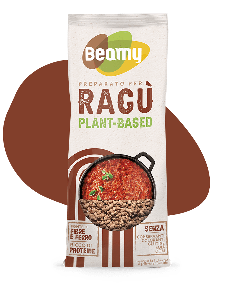 Gyoza con Beamy plant-based per Ragù